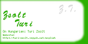 zsolt turi business card